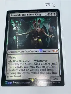 x1 Szarekh, the Silent King - Foil M MTG Commander: Universes Beyond: Warhammer - Image 3