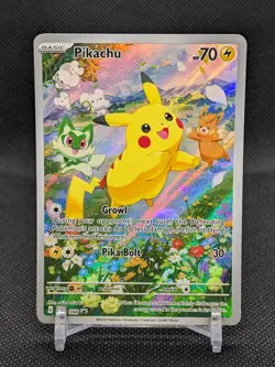 Pokemon Card TCG - Pikachu SVP 088 Black Star Promo 88 Paldea Adventure Chest NM - Image 1