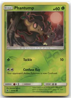 Phantump 6/145 Guardians Rising Common Reverse Holo Near Mint - Image 1