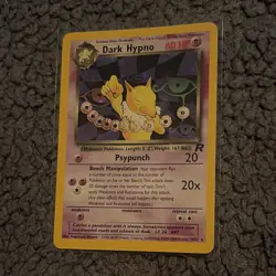 Wizards of the Coast Dark Hypno 9/82 Team Rocket Unlimited Holo Rare 60 HP - Image 1