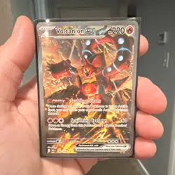 Pokemon TCG Volcanion ex 182/159 Sv09: Journey Together SIR Holo English 220 HP - Image 1