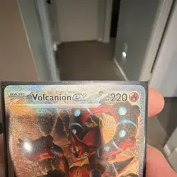 Pokemon TCG Volcanion ex 182/159 Sv09: Journey Together SIR Holo English 220 HP - Image 3
