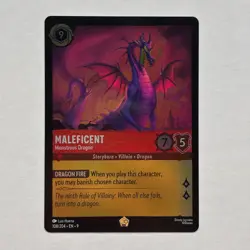 Maleficent 108/204 Disney Lorcana Fabled Legendary Cold Foil Card NM - Image 2