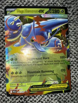 Mega Heracross EX 4/94 Double Rare Phantasmal Flames Pokemon TCG Mint/NM - Image 1