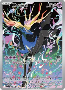 Xerneas - 091/086 - Illustration Rare - Chaos Rising - Pokemon - Image 1