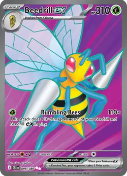 Beedrill ex - 098/086 - Ultra Rare - Chaos Rising - Pokemon - Image 1