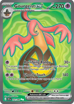 Gourgeist ex - 102/086 - Ultra Rare - Chaos Rising - Pokemon - Image 1
