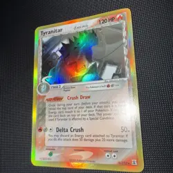 Pokemon EX Delta Species - TYRANITAR 16/113 Holofoil NM (2005’) - Image 1