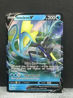 Inteleon V 049/192 Holo V Rare Rebel Clash Pokemon Near Mint - Image 1