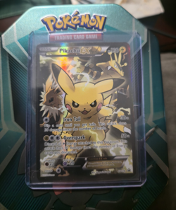 Pokemon Pikachu EX XY124 Promo Holo English 2016 130HP Basic - Image 1