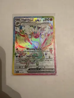 Pokemon TCG Flygon EX Surging Sparks Holo Ultra Rare Card 222/191 Full Art - Image 1