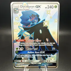 The Pokemon Company Pokemon TCG Decidueye GX Shiny Holo Rare SV47/SV94 EN - Image 1