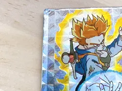 Dragon Ball Z Menko Card - Future Trunks Super Saiyan Holographic - - Image 2