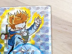 Dragon Ball Z Menko Card - Future Trunks Super Saiyan Holographic - - Image 3