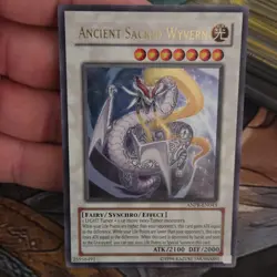 Yu-Gi-Oh! Ancient Sacred Wyvern Ultra Rare ANPR-EN043 Unlimited Konami EN - Image 1