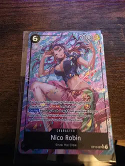 One Piece CCG Nico Robin OP12-087 SR Alternate Art Foil English 7000 Power - Image 1