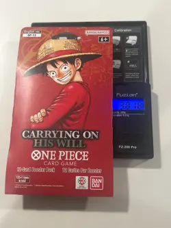 One Piece OP-13/ SEE VIDEO/ VERY HEAVY 38.18G Carrying On His Will Sleeved Pack✅ - Image 1