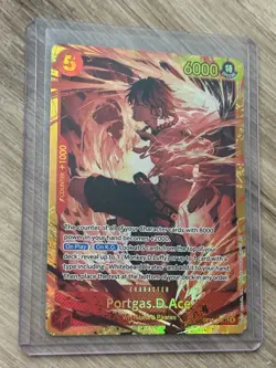ONE PIECE TCG Portgas D. Ace OP16-118 SEC The Time of Battle ENGLISH - Image 3