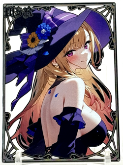 Goddess Story: Marin Kitagawa #152/200 Metal Anime Waifu CCG Trading Card - Image 1