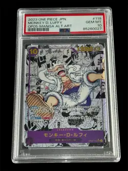 PSA 10 Luffy Nika OP05-119 Manga Alt Art Comic Parallel ONE PIECE Card Japanese - Image 1