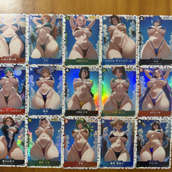 18×Android 18 Chun-Li Rem Albedo Tifa Lisa Doujin Card Goddess Waifu Custom - Image 3
