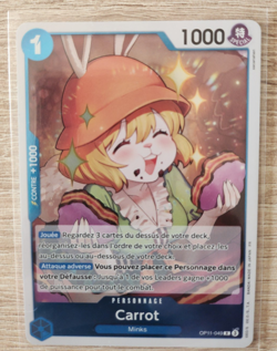 Carte One Piece Carrot OP11-04 FR - Card game Holo - Image 1