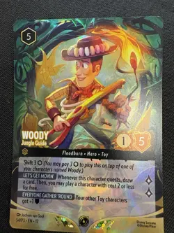 Disney Lorcana Woody - Jungle Guide Enchanted Set Championship Promo - Image 1
