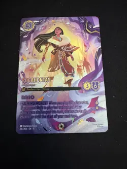 Disney Lorcana - Pocahontas - Peacekeeper (Iconic) 241/204 Winterspell - Image 1