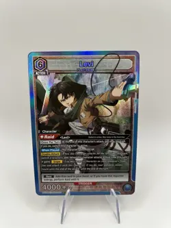 Union Arena • Attack on Titan • Levi UE10BT/AOT-1-011 • SR Holo Action • EN - Image 1
