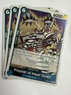Prisoner of Impel Down OP16-042 x3 One Piece Card Game - Image 1