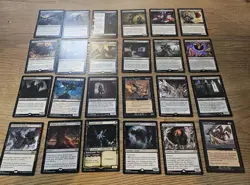 24x Black: Uncommon & Rares Cards - Magic The Gathering - Ref:MG001 - Image 1