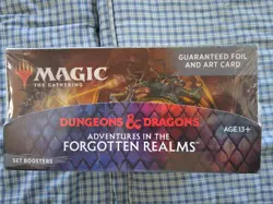 Magic: The Gathering MTG D&D Adventures In The Forgotten Realms Set Booster Box 630509982875 - Image 1