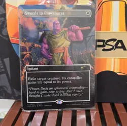 PSA Swords to Plowshares Promo Marvel Thanos #0001 and magazine 2026 - Image 2