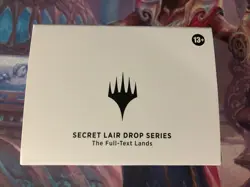 MTG Secret Lair Drop Series The Full Text Lands (Non Foil) WOTC Magic Card Set - Image 1