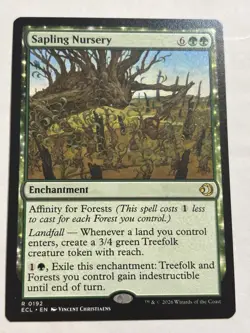 Magic the gathering Sapling Nursery 0192 ECL Rare Green EN - Image 1