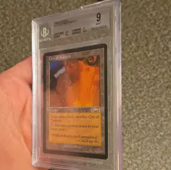 City of Traitors Exodus Regular Graded BGS 9 Magic The Gathering Mtg Exodus - Image 3