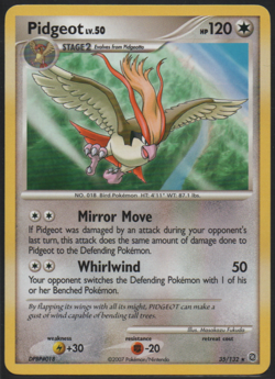 Pidgeot 35/132 Secret Wonders 2007 Rare Lightly Played Pokemon Card TCG - Image 1