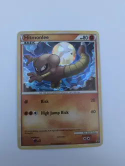 Hitmonlee HGSS25 Cracked Ice Black Star Promo Holo Pokemon TCG 2010 Clean - Image 1
