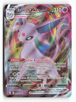 Espeon VMAX 065/203 SWSH07: Evolving Skies Holo Ultra Rare Pokemon TCG Card NM - Image 1