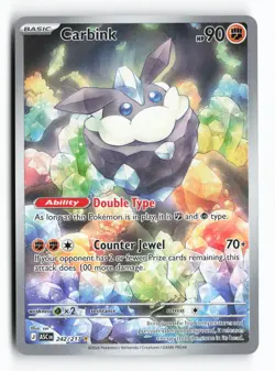 Carbink 242/217 ME: Ascended Heroes Holo Illustration Rare Pokemon NM Eri Kamei - Image 1