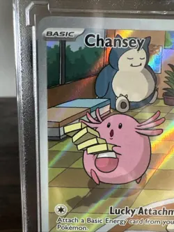 Pokemon TCG Chansey Illustration Rare 187/167 from Twilight Masquerade - Image 2