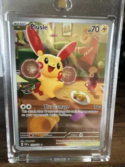Pokemon Plusle Illustration Rare 193/182 Paradox Rift Holo 70HP English 2022 Q1 - Image 1