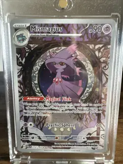 Pokemon Mismagius Illustration Rare Holo 212/193 Sv02 Paldea Evolved - Image 1