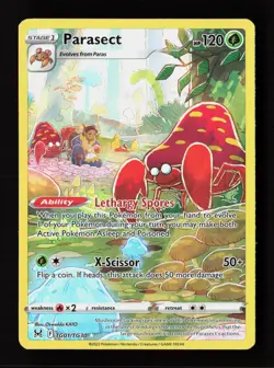 Parasect TG01/TG30 Holo Lost Origin Trainer Gallery Pokemon NM - Image 1