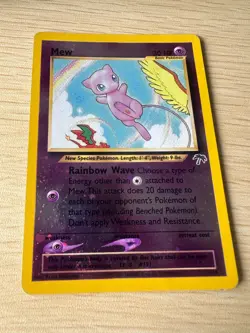 MEW 1/18 Southern Island Promo Reverse Holo Pokemon Card NP - Image 1