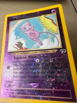 MEW 1/18 Southern Island Promo Reverse Holo Pokemon Card NP - Image 2