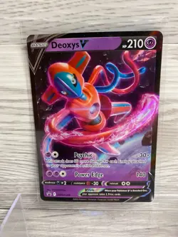 Deoxys V SWSH266 Holo Promo Sword & Shield Promo Pokemon Near Mint - Image 1