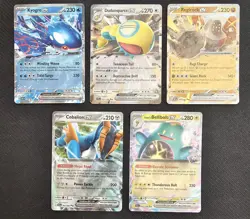 Pokemon TCG ENG Double Rare EX Bundle / Lot of 5 - Pokemon Cards NM - Image 1
