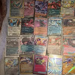 Pokemon TCG 28-Card Holo Lot EX/V Lucario V Yveltal EX Mewtwo EX EN - Image 2