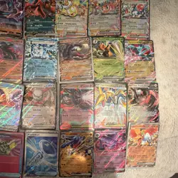 Pokemon TCG 28-Card Holo Lot EX/V Lucario V Yveltal EX Mewtwo EX EN - Image 3